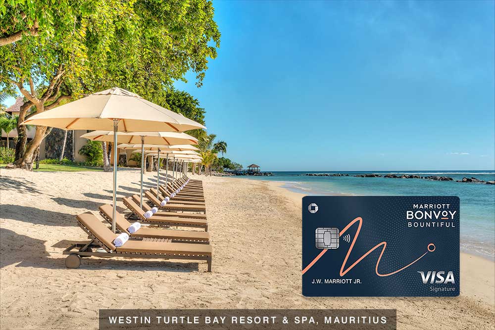 Marriott Bonvoy Bountiful Card, Westin Turtle Bay Resort & Spa, Mauritius